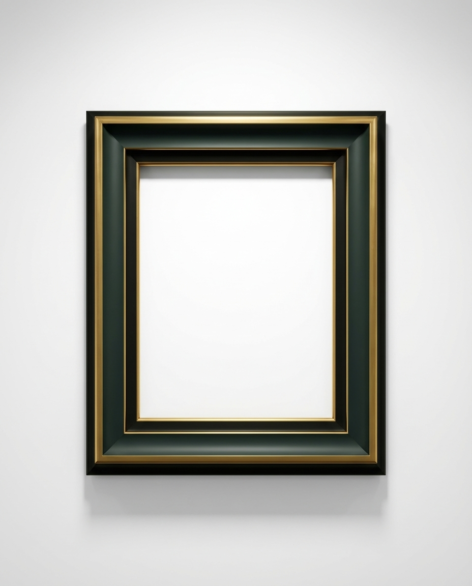 The Heritage Frame in Deep Emerald Gold