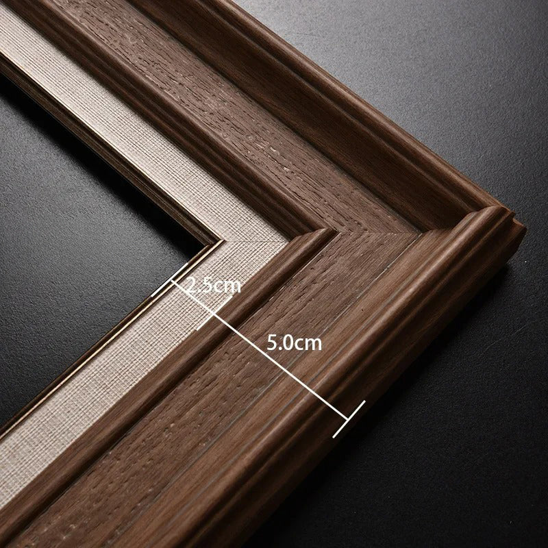 The Heritage Frame in Walnut Linen