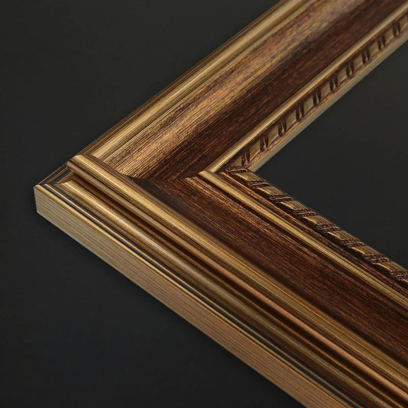 The Heritage Frame in Aged Gold Walnut